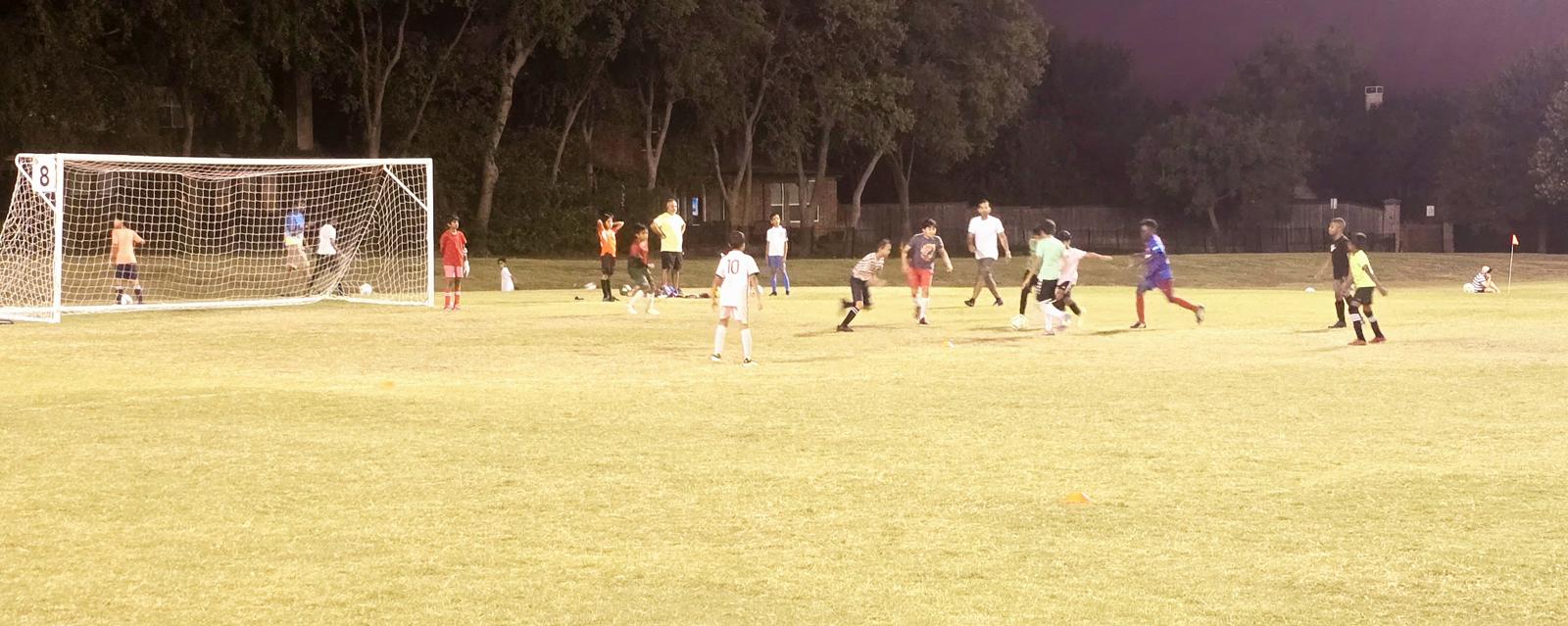 Evening class for the 10-12 age group